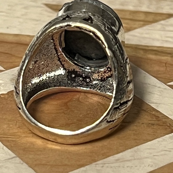 925 Silver Abalone Shell ring - Picture 4 of 4